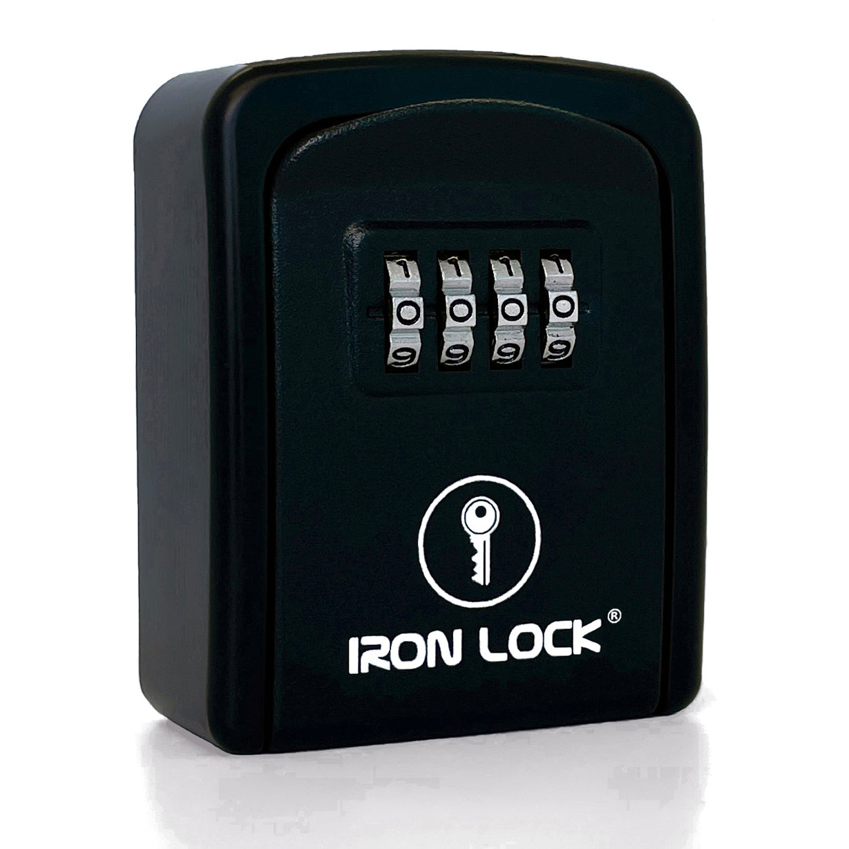 Small Wall Mount Key Lock Box (Black)