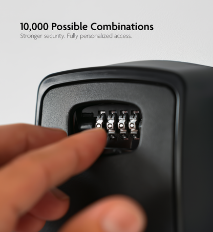 XX-Large Wall Mounted Key Lock Box (Black)