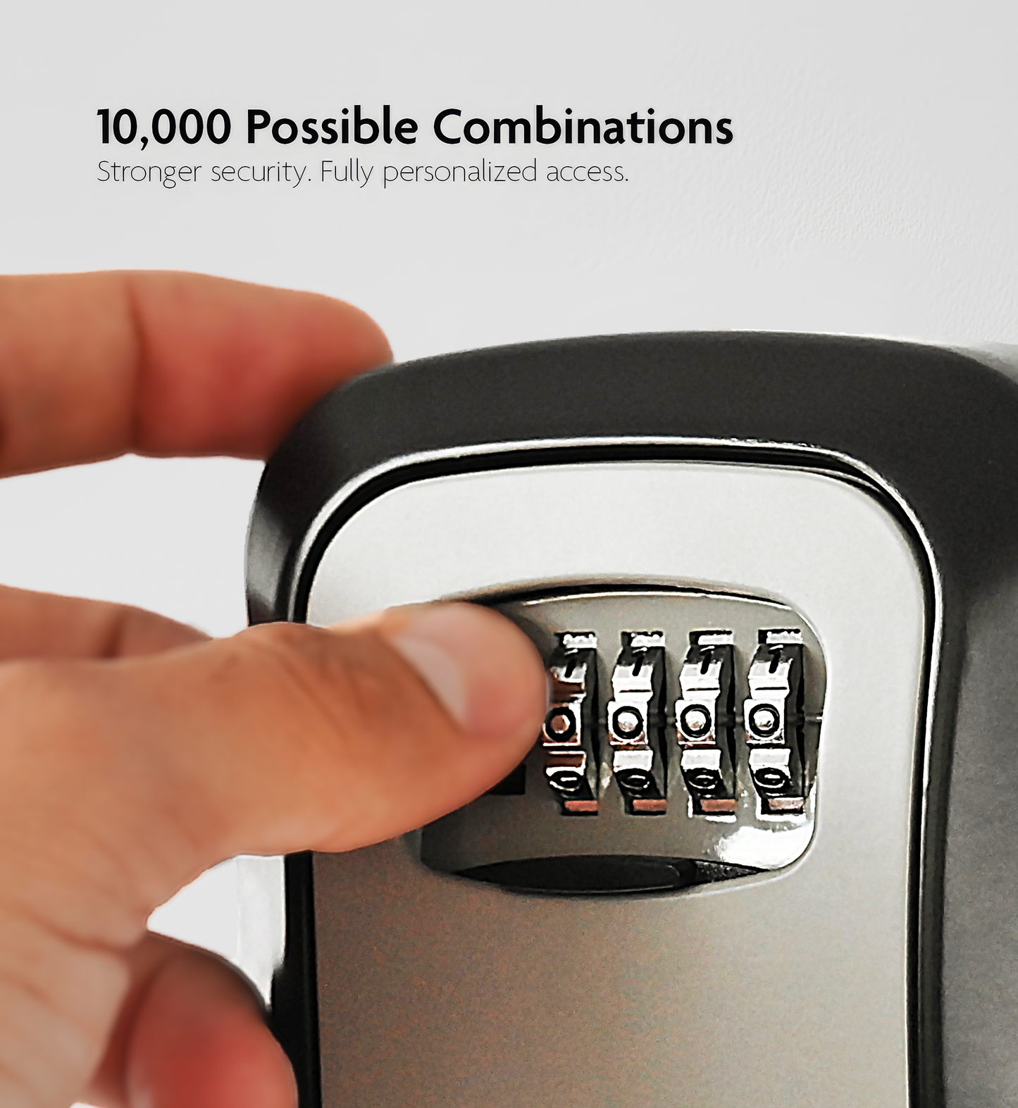 Medium Wall Mount Key Lock Box (Grey)