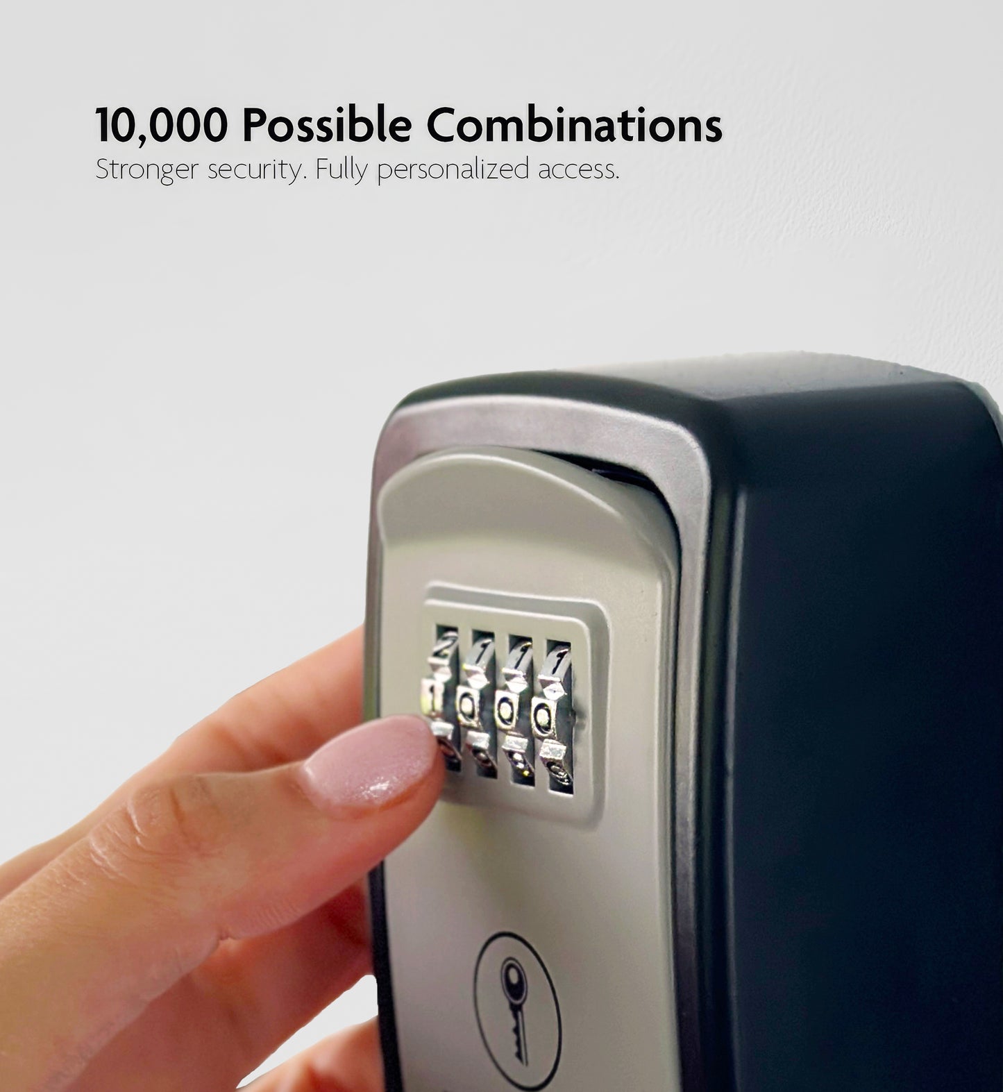 Small Wall Mount Key Lock Box (Grey)