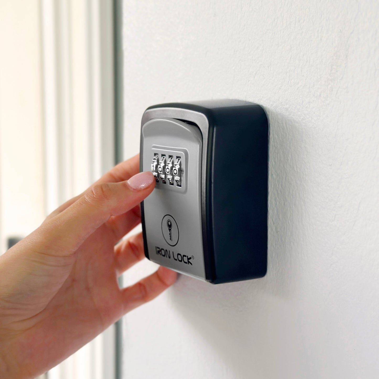 Small Wall Mount Key Lock Box (Grey)