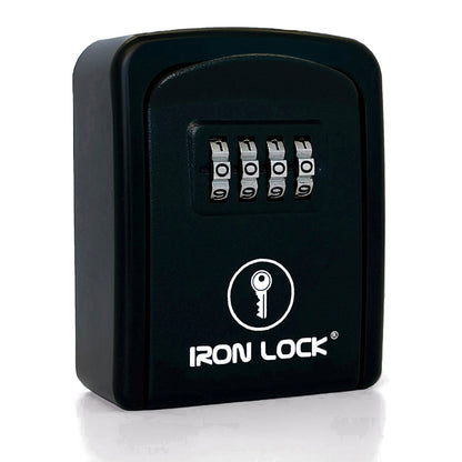 Small Wall Mount Key Lock Box (Black)