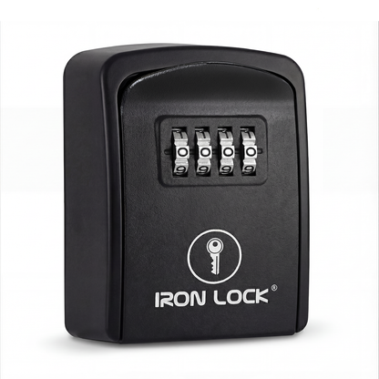 Small Wall Mount Key Lock Box (Black)