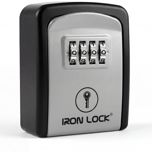 Small Wall Mount Key Lock Box (Grey)