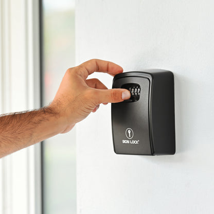 XX-Large Wall Mounted Key Lock Box (Black)