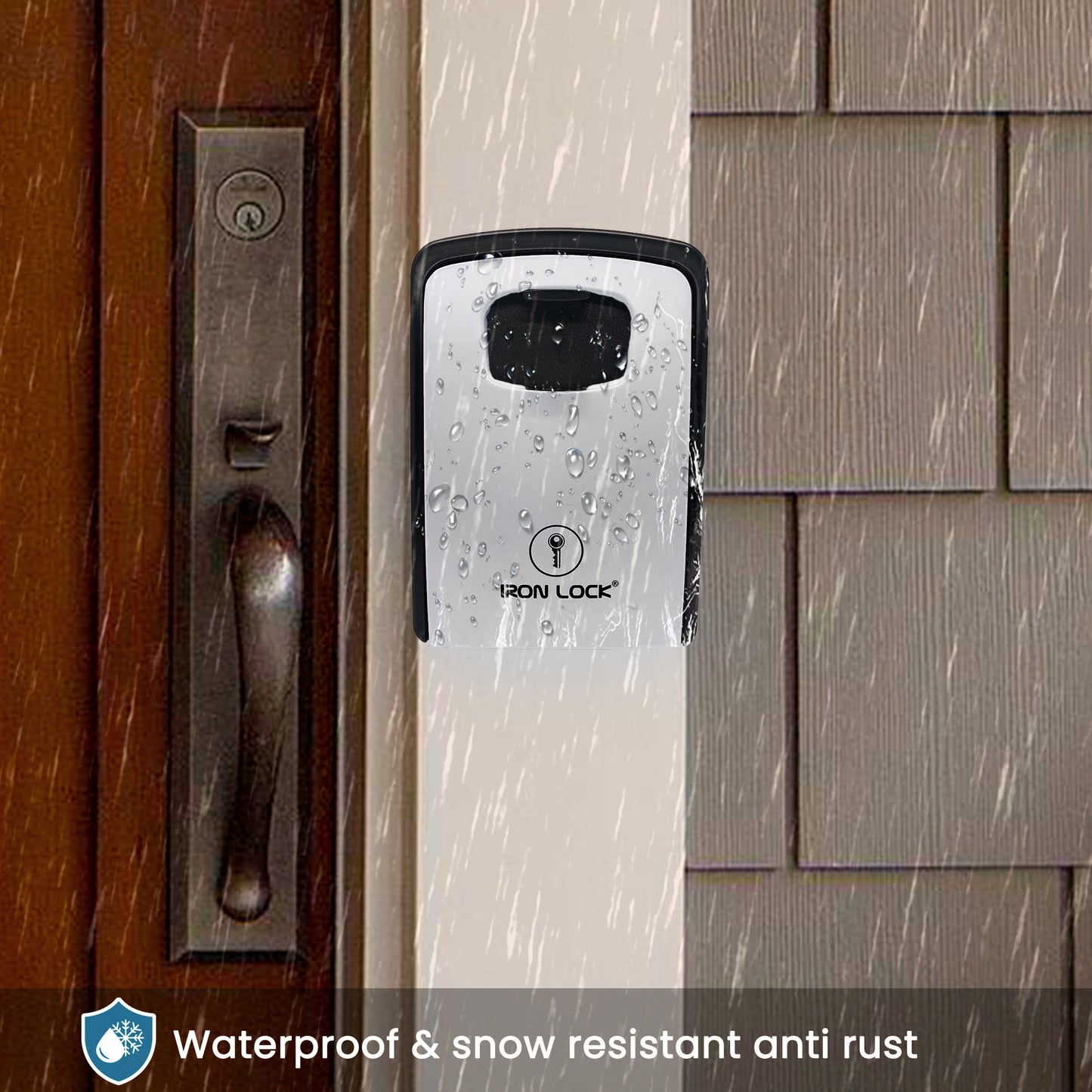 XX-Large Wall Mount Key Lock Box (Grey)