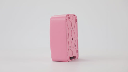 Iron Lock Wall Mount Key Lock Box Small, Combination, Outdoor (Pink)