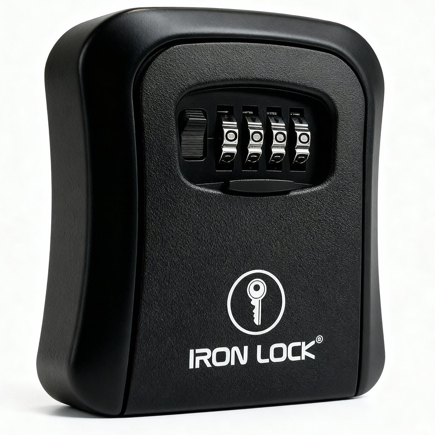 Medium Wall Mount Key Lock Box (Black)